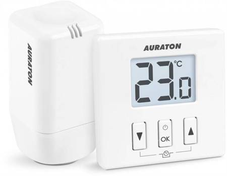 Auraton 200TRA Regulator temperatury dobowy bezprzewodowy z głowicą AURLA02002010 AURATON